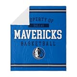 FOCO Dallas Mavericks NBA Sherpa Fleece Blanket - 60' x 70'