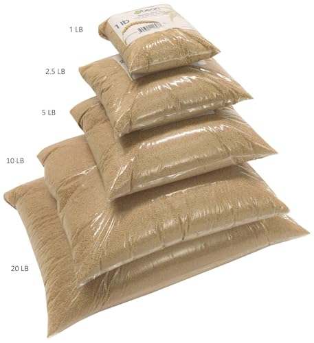 Organic Millet Hulls Filling - Natural and Eco-Friendly Refill for Pillows, Yoga Zafus, Yoga Bolsters and Cushions - Hypoallergenic Premium Natural Pillow Replacement – USA Grown and Processed, 5 lbs