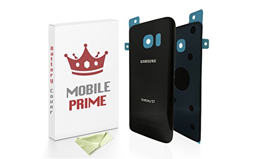 MOBILEPRIME Black Replacement Back Glass Back Cover Compatible for Samsung Galaxy S7