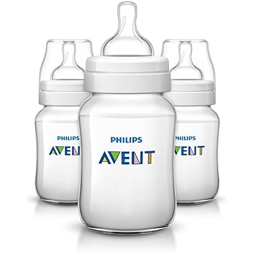 Philips Avent Anti-colic Baby Bottles Clear, 9oz 3 Piece