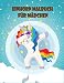 Produktbild Einhorn Malbuch Für Mädchen: 100 Seiten Erstaunlich Und Spaß Inspirierende Schöne Und Süße Einhorn Malbuch Für Jungen, Mädchen Und Kinder Zum Lernen Färben, Größe 8.5 X 11 Zoll (Band 2)