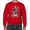 Hoolaroo UK 90's Rock Band Inspired Christmas Jumper for Adults Men Women Xmas Sweatshirt - Red Noel - Adult Red M #5