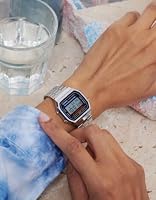 CASIO Herren-Armbanduhr Digital Quarz Edelstahl A168WA-1A – Ansicht 2