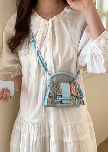 Image of FALETO Mini Handbag For Women, Ladies Top Handle Bag, Mini Everyday Purse