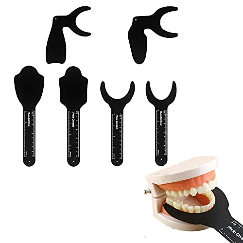 YZILXY (6 Pz) Foto Dentale Contrasto Sfondo Nero