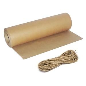Baxcdyswe Kraftpapier 30cm x 30m mit Schnur