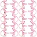 Replacement Earmold Earbud (Left and Right Ear) for Two Way Radio Acoustic Coil Tube Earpiece - Open Ear Insert Earmould Earbuds Pink, Large, Soft Silicone Material, 10 Pairs, Lsgoodcare
