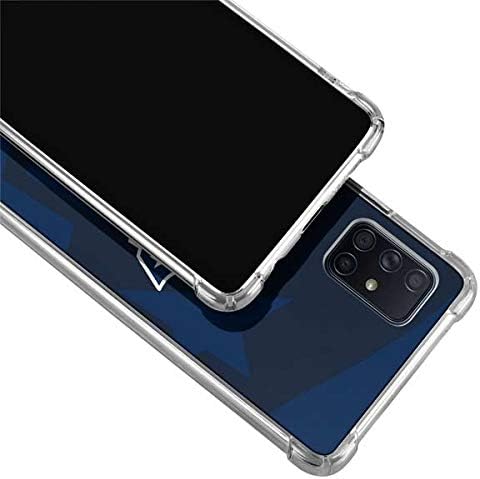 Skinit Clear Phone Case Compatible with Galaxy A51 5G - Officially Licensed NFL New England Patriots Double Vision Design