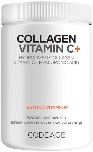 Codeage Collagen Peptides + Vitamin C 9.98oz Unflavored