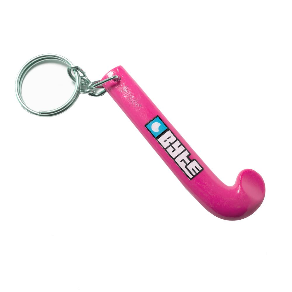 Byte Pink Hockey Stick Key Ring