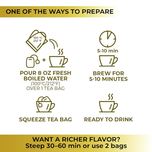 Image of 60 Bags Mullen Tea Mullein Tea Leaf (Verbascum L.) - 40 Count 1.5g Bags Mullen Leaves Mullein Loose Leaf Hoja De Gordolobo