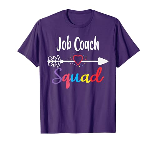 Job Coach Squad Team Funny Back To School Teacher supplies T-Shirt