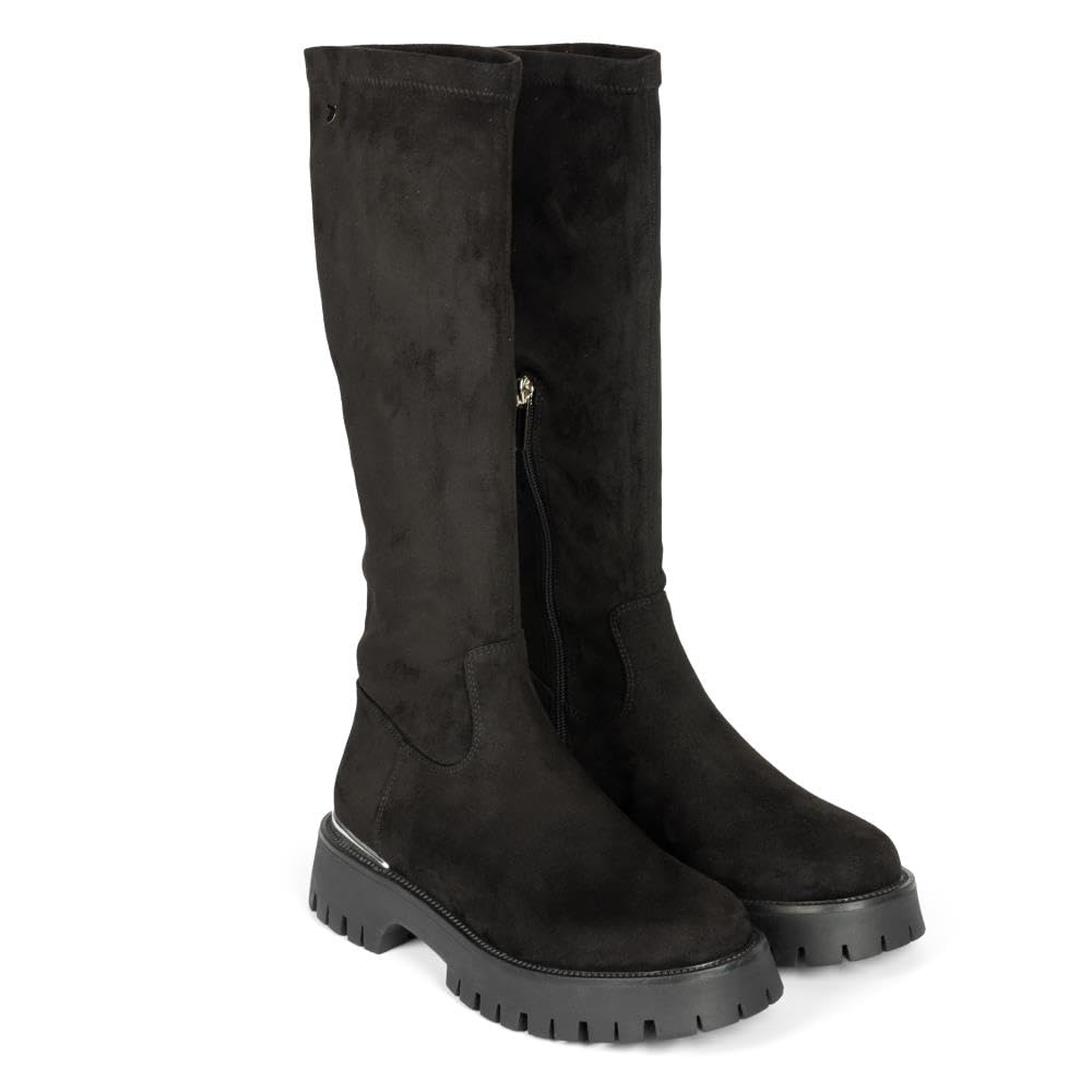 Botas Altas ATERCIOPELADAS Suela Track ENYING