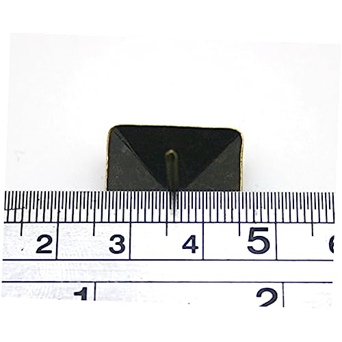 Clavos grandes de cabeza piramidal en latón antiguo CHILDWEET (80 piezas) de hierro, adecuados para tablero de corcho miniatura 3