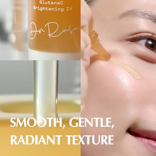 DR ROSA DR.ROSA Glutana C Brightening Serum | Glutathione + Vitamin C + Niacinamide | Korean Skincare for Dull, Uneven Skin | Lightweight Daily Glow Booster
