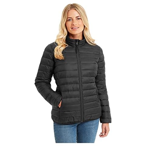 TOG24 Gibson Womens Puffer Jacket lightweight Quilted Jackets Ladies Warm Winter Padded Coats Cover