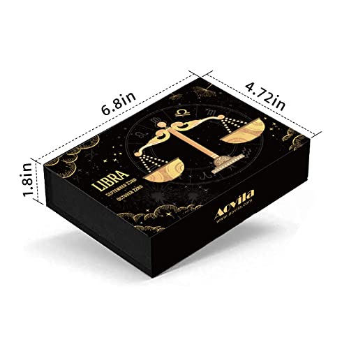 Image of Libra Crystals Gift Set, Libra Zodiac Signs Healing Crystals Birthstones with Horoscope Box Set Libra Astrology Crystals Healing Stones Gifts