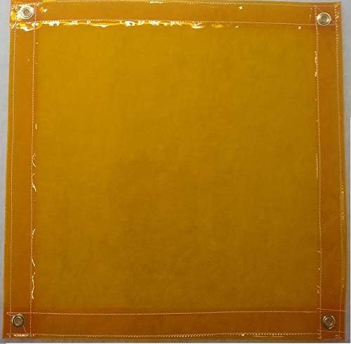 A.B. Kelly Welding Curtains (6 ft x 15 ft, Yellow)
