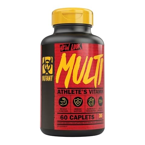 Mutant Multi - High Potency Vitamins with 75+ Ingredients Specifically Formulated for Heavy Lifting, 60 Tablets Cover