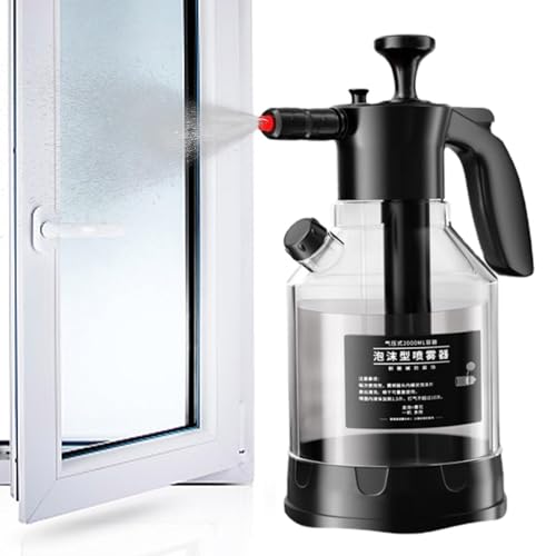 Spruzzatore a schiuma da 2,0 l, nebulizzatore a pressione con funzione completa, ugello a innesto rapido e regolabile, cannone professionale per auto, adatto alla maggior parte degli per il