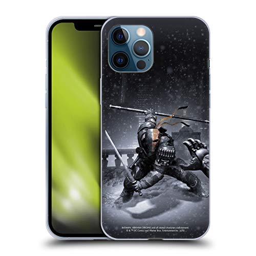 Head Case Designs Officially Licensed Batman Arkham Origins Deathstroke Key Art Soft Gel Case Compatible With Apple Iphone 12 Pro Max #TOP4