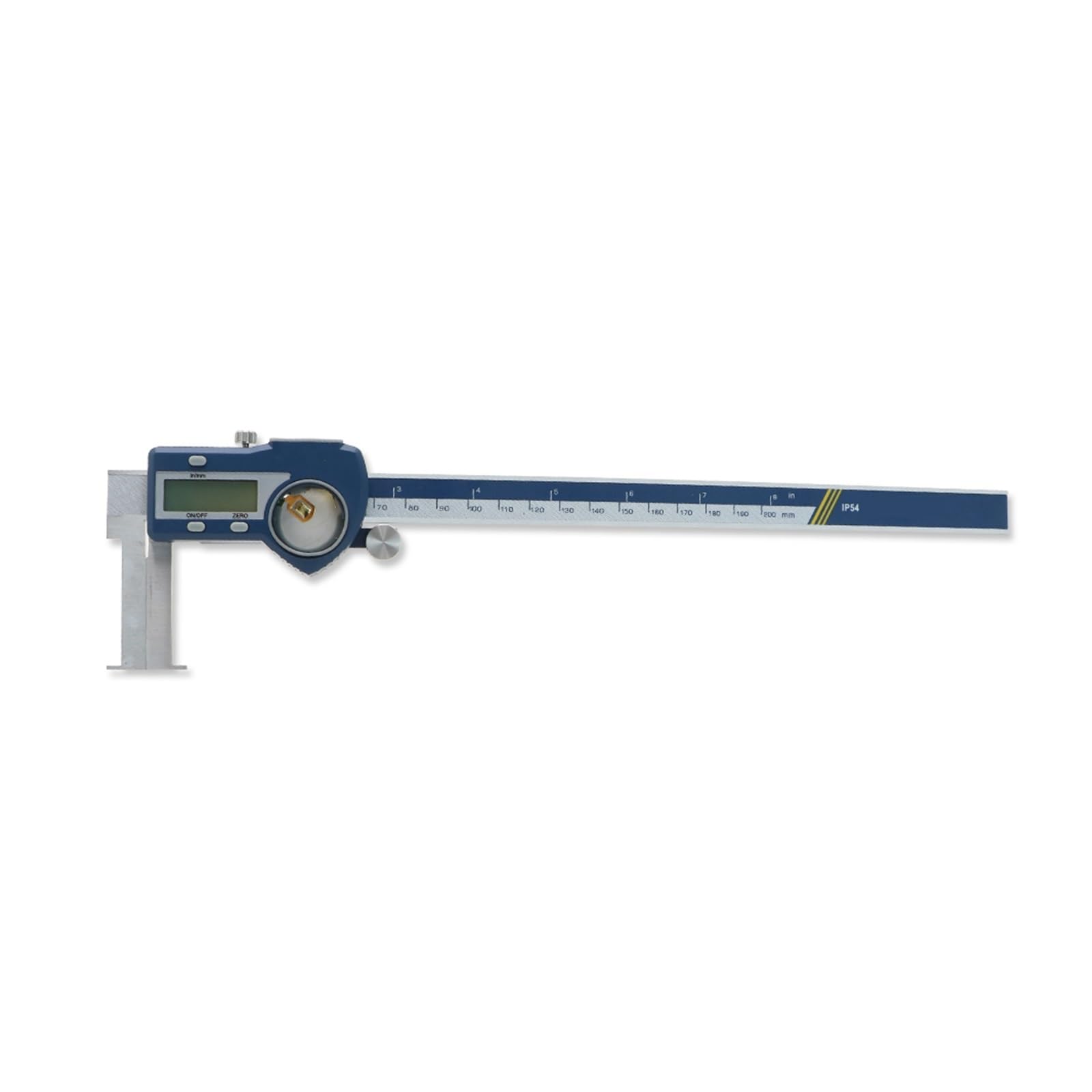 NURII Calibrador Digital electrónico de Ranura Interna de 25-200 mm, con Puntas Planas Calibrador a Vernier Paquimetro Digital de Acero Inoxidable