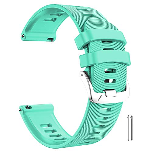 [Modelli Compatibili] Forerunner 245/245 Musica, Forerunner 645/645 Musica, Vivoactive 3, Vivomove HR, Galaxy Watch 42mm, Galaxy watch 3 41mm, Gear Sport, Galaxy Watch Active 40 mm. Si prega di notare che l'orologio intelligente non è incluso nella confezione.