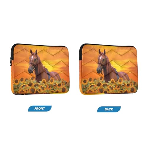Funda para laptop 13-14 pulgadas con diseño girasoles miniatura 2