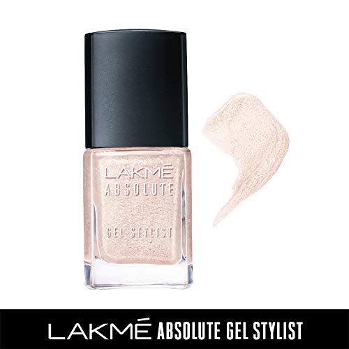 Image of Lakme Absolute Gel Stylist Nail Color, Ivory Dust, 12 ml