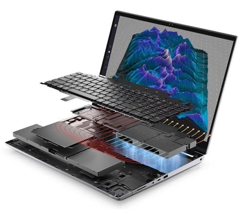 Image of Dell Precision 7680 Mobile Workstation 16 inch FHD+ Laptop, Intel Core i7-13850HX, 64GB RAM, 2TB NVMe SSD, NVIDIA RTX 1000 6GB, HDMI, Pro Support Plus - Windows 11 Pro - AI Copilot, Grey