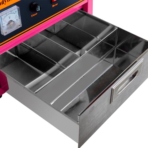 GastroHero Zuckerwattemaschine I Profi Zuckerwatte Maschine für Gastronomie I Cotton Candy Machine I Zuckerwatte für Jahrmärkte Weihnachtsmärkte Events – Bild 6