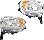 For Honda Element Headlight Assembly Unit 2003 04 05 2006 Pair Driver and Passenger Side | DOT Certified | HO2518106 | HO2519106 | 33151-SCV-A01 | 33101-SCV-A01