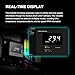 GAMDIAS CHIONE E4 420mm AIO CPU Water Cooler, Real-time Digital Display Patented PWM Pump, Hidden Cable Design, ARGB PWM Fan w/MB Sync, Intel LGA 1700/1200, AMD AM5/AM4, Black