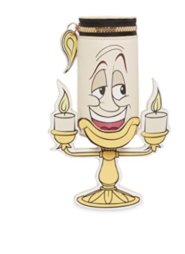 Disney ~ la Bella y la Bestia ~Lumiere~ 3D ~Cremallera~ Monedero
