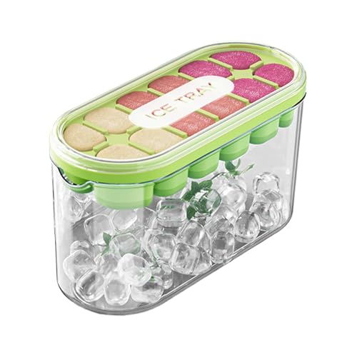 Eiswürfeleinsätze Für Gefrierschrank | Eisformbehälter Für Gefriertruhe, Antihaft Kompakt Leicht Auszubringende Form Für Cocktails Zubereitung Hausbar Partygetränke Whisky Verkostung Küche Feier