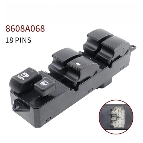 Commande lève-vitre bloquée ? Changez pour l'interrupteur 18 broches 8608A068 Lancer 2008 - 4