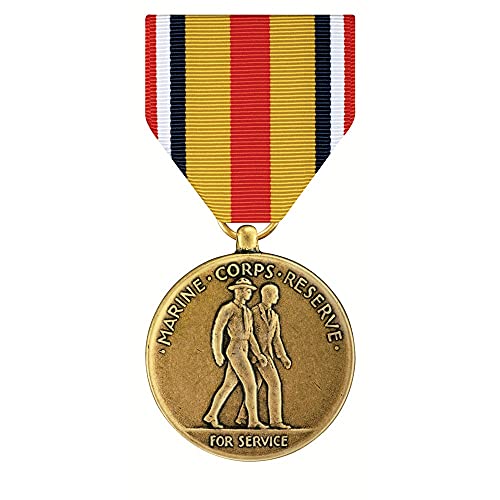 Medalla de reserva del Cuerpo de Marines de Medals of America regalo histórico en bronce