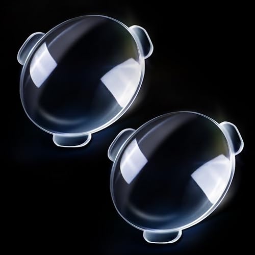 Image of Biconvex Lens Set Pop-Tech Optical Glass Lens Bi-convex 34mm Diameter 45mm Focal Length Lens for Google Cardboard VR