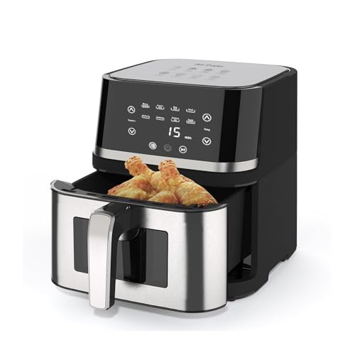 AboveMoon 8Qt Stainless Steel Air Fryer
