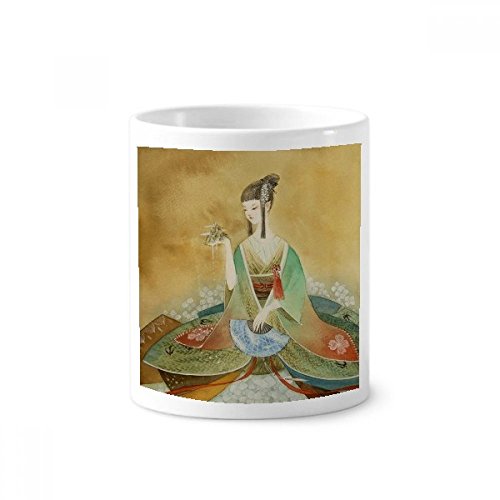 Céramique Porte-brosse à dents motif chinois antique pour créer un espace zen chez soi