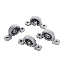 4 Pieces 8 mm Bore Diameter Ball Mounted Pillow Block Insert Bearings