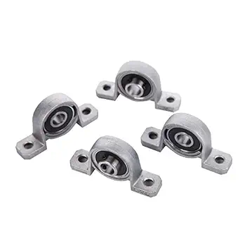 Eowpower 4Pcs 8mm Bore Diameter Ball Mounted Pillow Block Insert Bearing