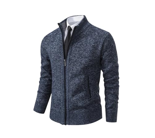 Men's Knitted Sweater Cardigan Zipper Sweater Warm Casual Sweater