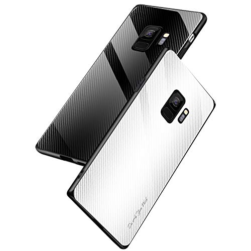 Samsung Galaxy S9 ケースクリア 薄型 衝撃吸収 全面保護 強化ガラスハード 耐衝撃 ガラスTPU バンパー+ガラス 背面 薄型 指紋防止対策 カバー 擦り傷防止 取り出し易い ワイヤレス充電対応 落下防止 アイフォン S9 ケース 滑り防止 おしやれ 人気 かわいい 携帯カバー 16-43