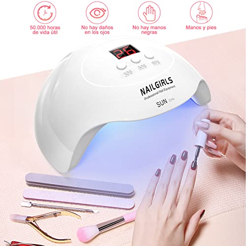 Miniatura 4 de Lámpara Uv Uñas Profesional,Nailgirls Lámpara Uv Led 36w Con 3 Temporizadores 18 Cuentas De Luz Uv Para Uñas,Secador De Uñas Profesional Con Pantalla Lcd,Lampara Led Manicura Pedicure Salón Del Hogar