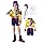 Girls Demon Hunters Pop Singer Rumi Costume Kids Stage Performance Outfit, Toddler Jacket, Shorts with Rumi Wig Dance Set EN140L