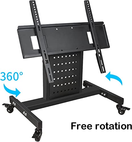 Soporte móvil para TV, altura baja, ruedas, 32-75 pulg. miniatura 2
