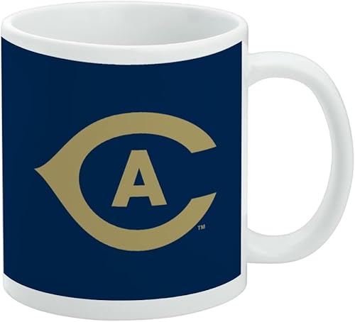 Vista 147 de Taza de cerámica con el logotipo principal de la Universidad de St. John, taza de regalo novedosa para café, té y bebidas calientes, 11oz, blanca