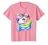 Einhorn Mädchen Kinder T-Shirt, Kinder, Rosa, 116
