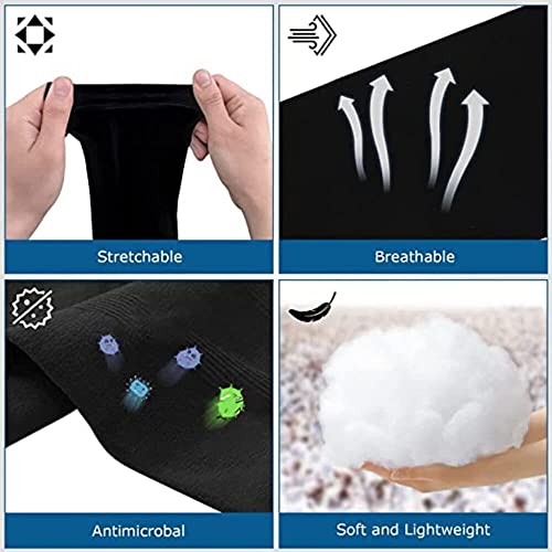 Image of XJARVIS Black UV Tan Sunblock protection with Thumb Hole Arm Sleeves, Outdoor Indoor Use Unisex Arm Sleeve for Men Women Children with Compression & Cooling Effect Pack of 3 (skin)